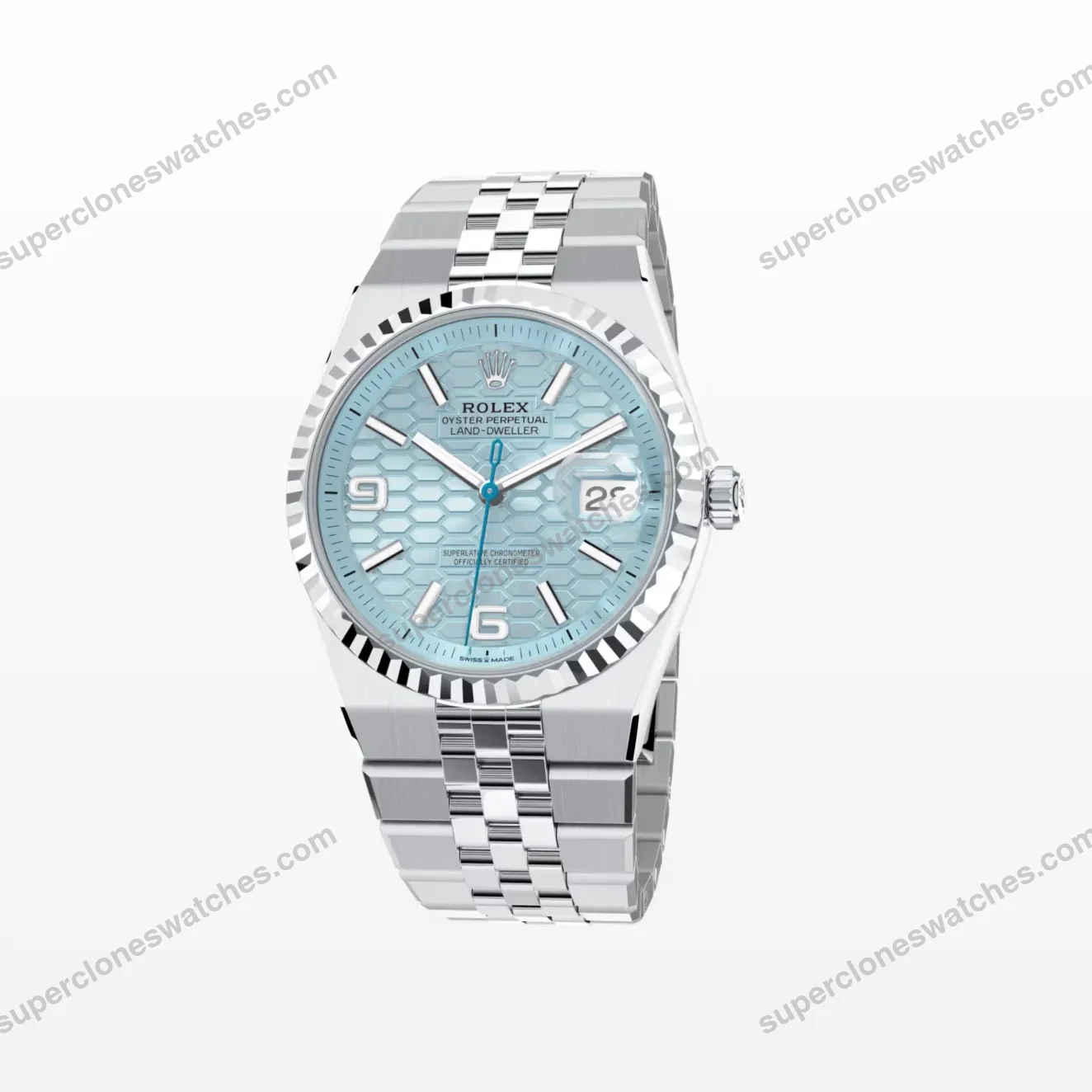 Super-Clone-Rolex-Land-Dweller-36-mm-Ice-Blue-Dial-2025-2