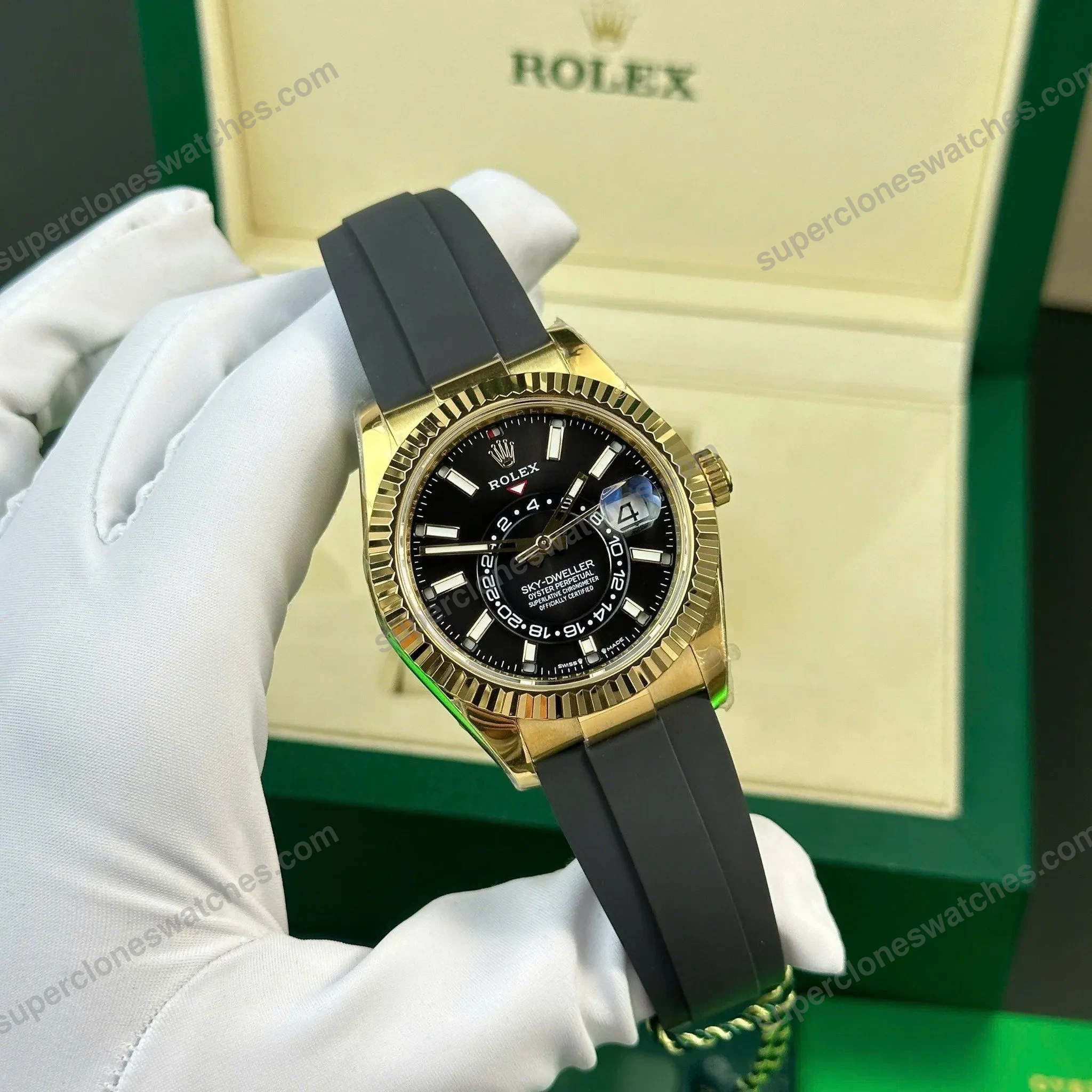 Super-Clone-Rolex-Sky-Dweller-Black-Dial-326238-2