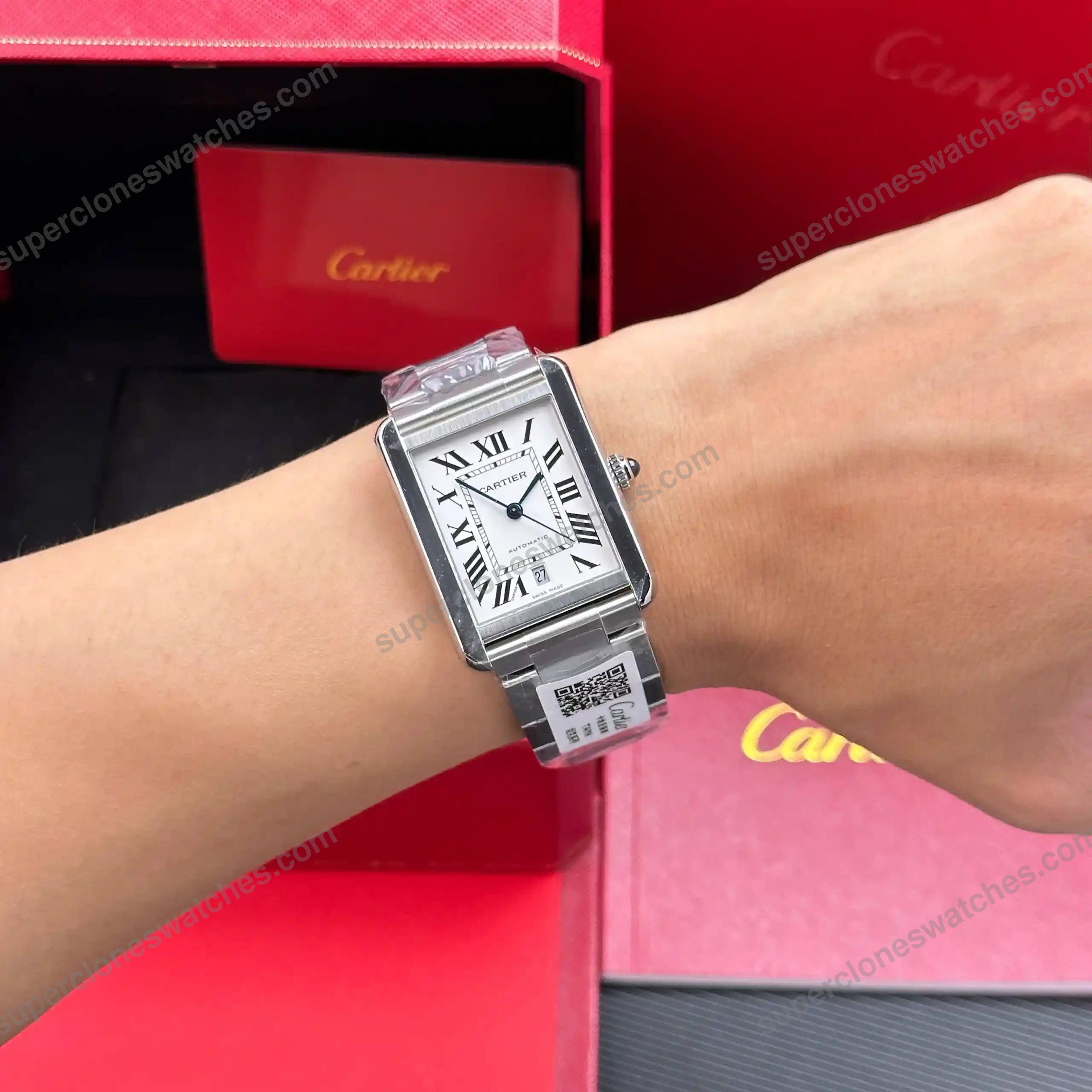 Super-Clone-Cartier-Tank-Solo-Extra-Large-W5200028-31x41mm-8211-2
