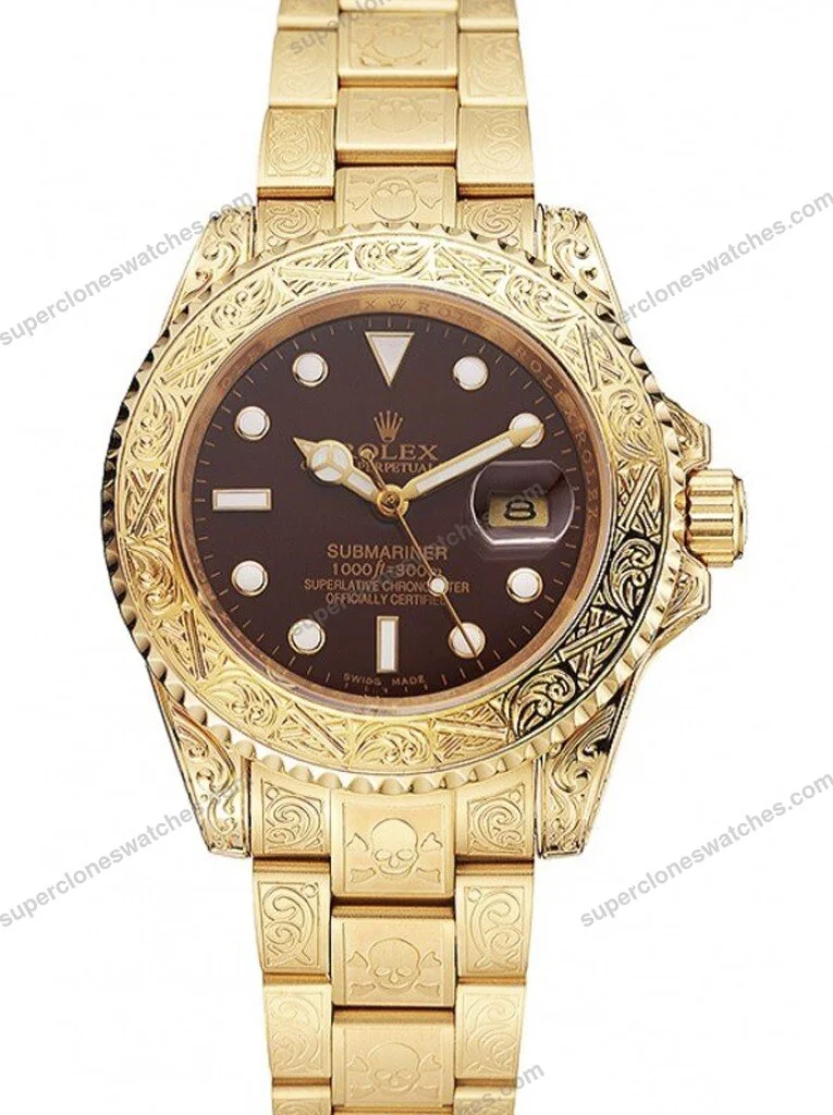 Super-Clone-Rolex-Submariner-Brown-Dial-1454070-1