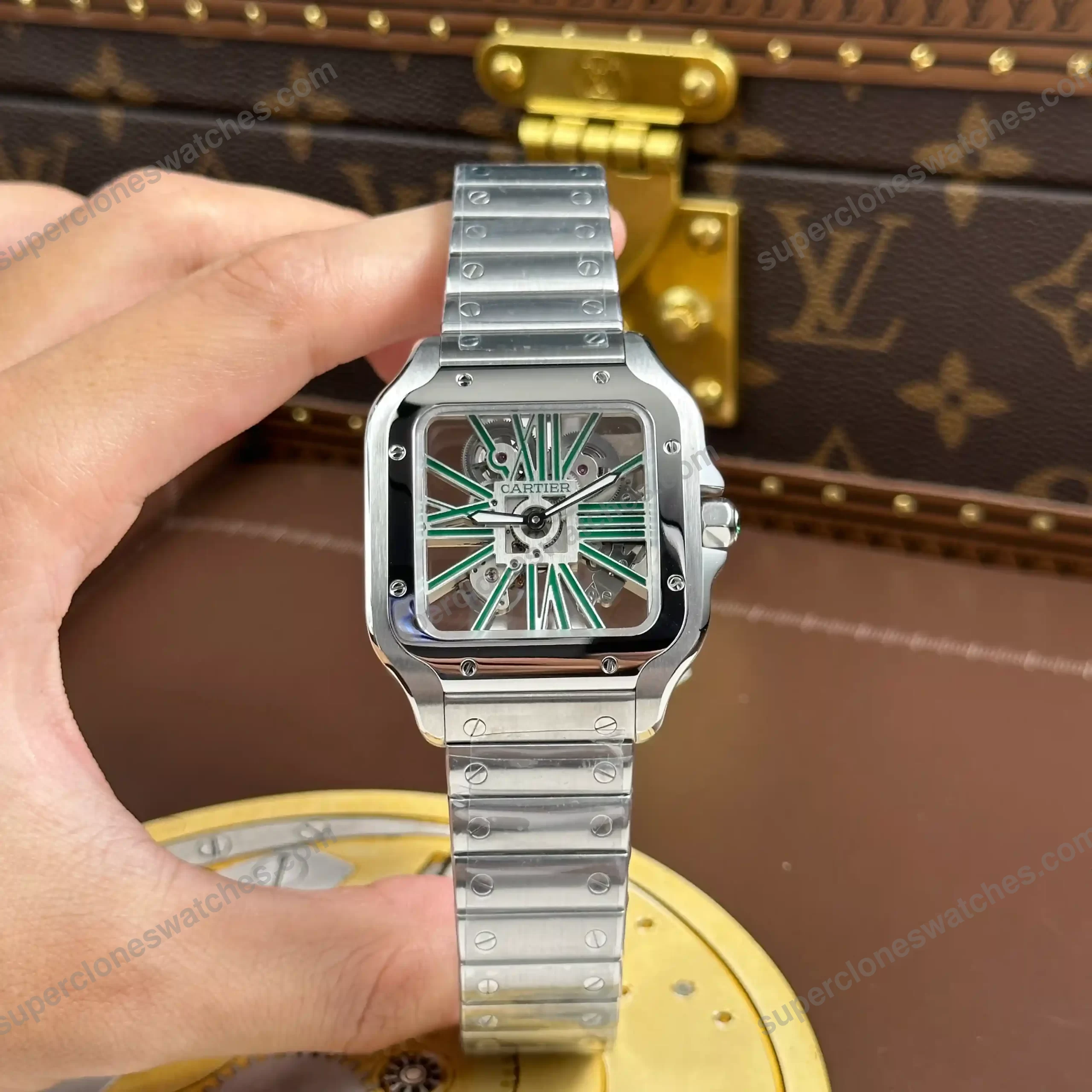 Super-Clone-Cartier-Santos-Large-Skeleton-WHSA0028-39mm-2