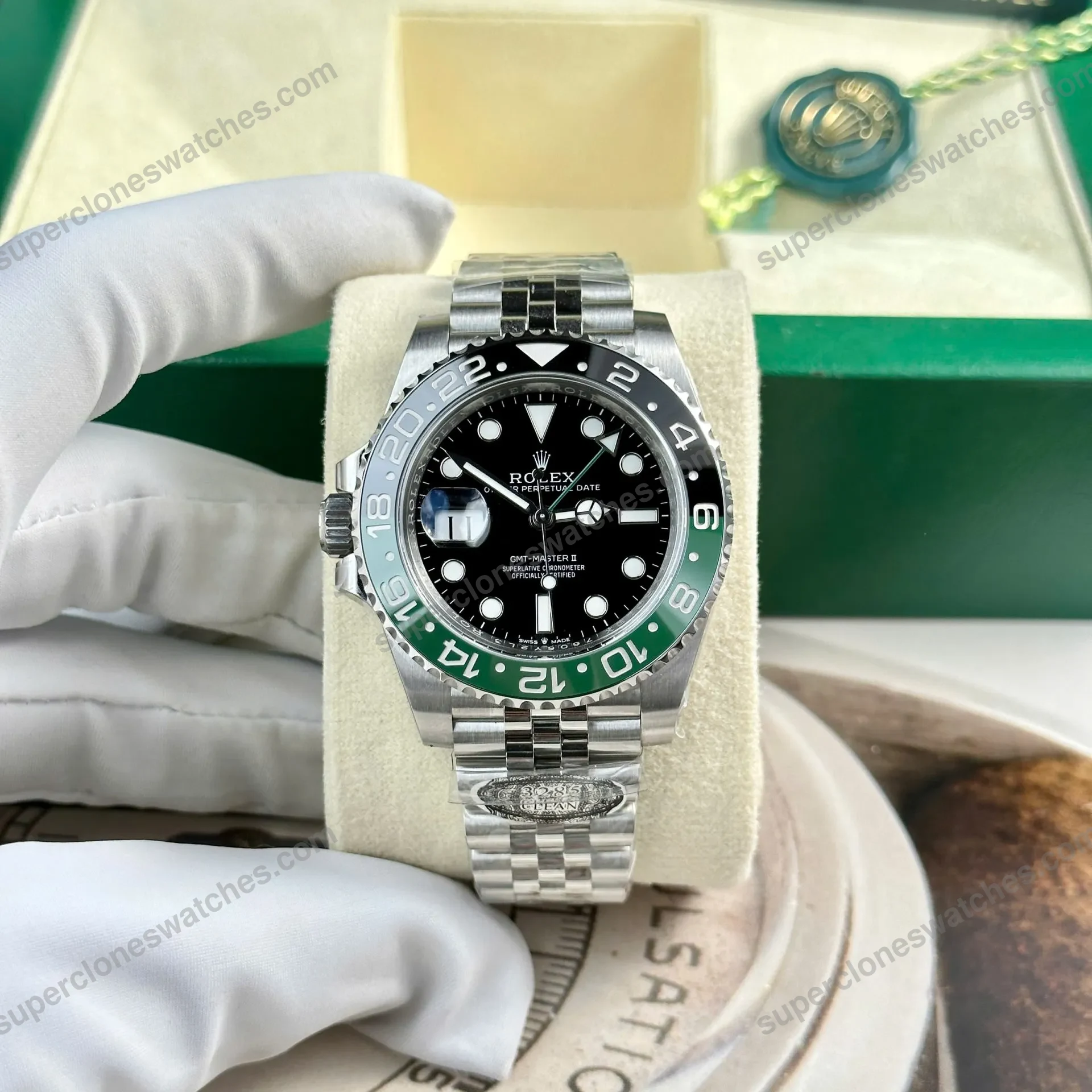 Super-Clone-Rolex-GMT-Master-II-Sprite-126720VTNR-2