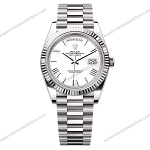 Super-Clone-Rolex-Day-Date-White-Dial-228239-0046-40-mm-1