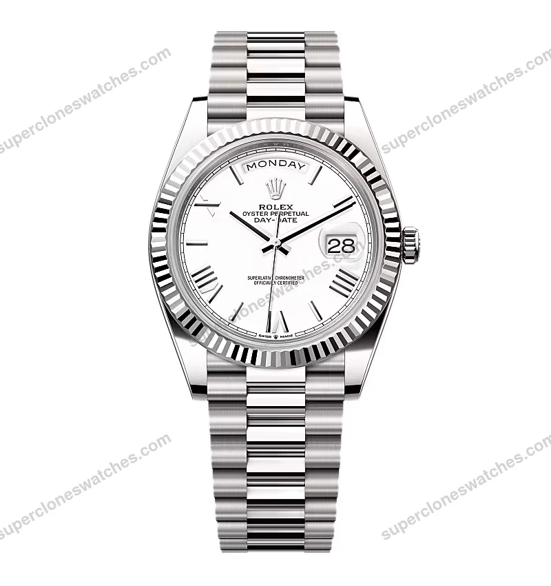 Super-Clone-Rolex-Day-Date-White-Dial-228239-0046-40-mm-1