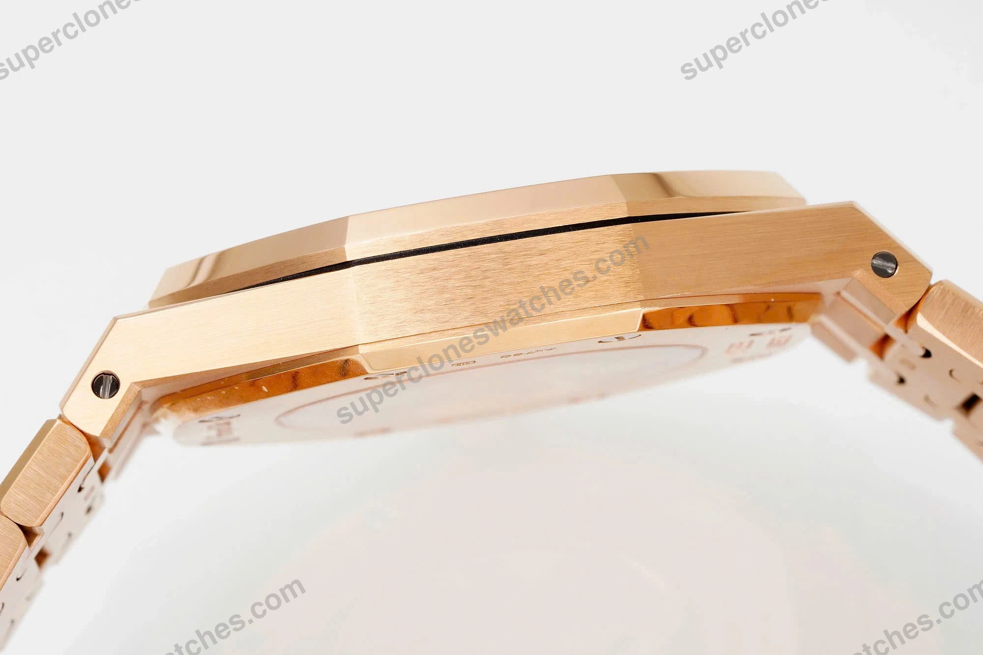 Super-Clone-Audemars-Piguet-Royal-Oak-Selfwinding-15400OR-41mm-Black-Dial-Rose-G-8