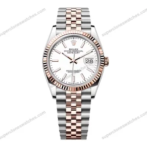 Super-Clone-Rolex-Datejust-White-Dial-126231-0017-36-mm-1