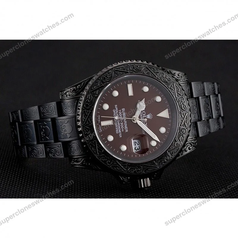 Super-Clone-Rolex-Submariner-Brown-Dial-1454075-4