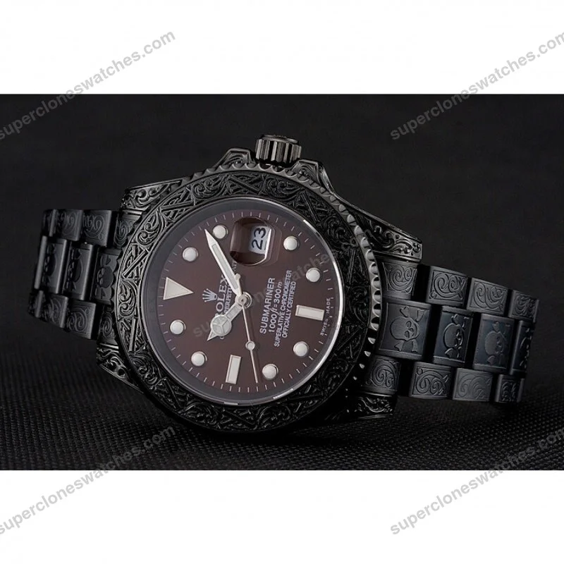 Super-Clone-Rolex-Submariner-Brown-Dial-1454075-5