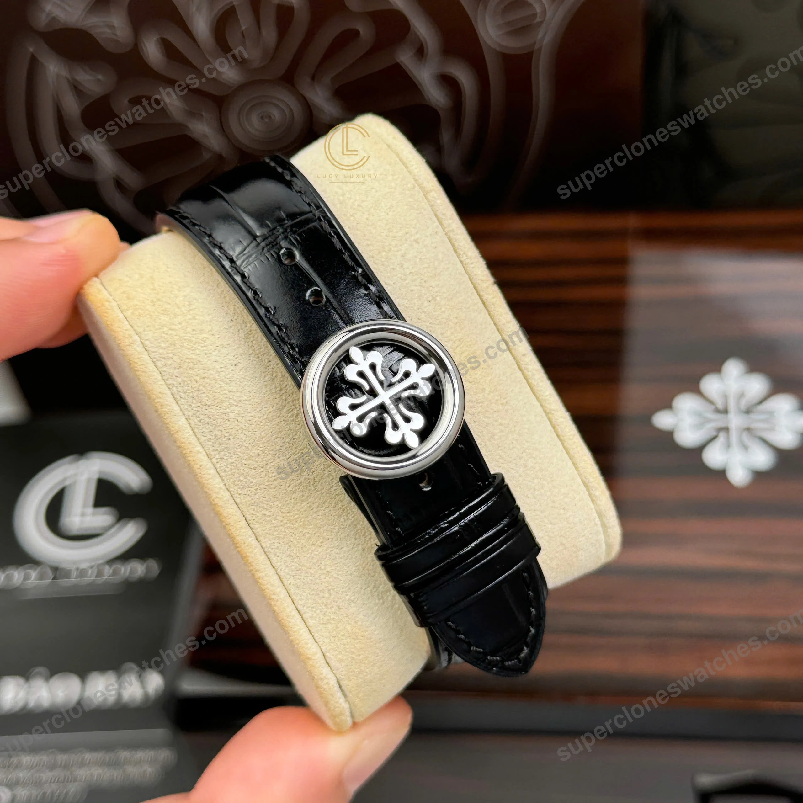 Super-Clone-Patek-Philippe-Complications-5205G-001-40mm-White-Dial-Steel-7