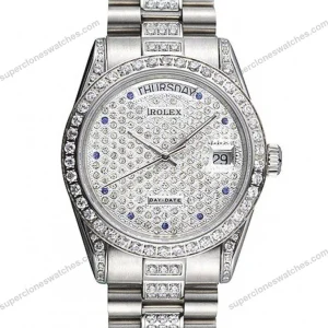 Super-Clone-Rolex-Day-Date-Diamond-Dial-621612-37-mm-1