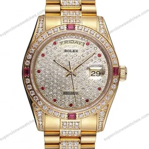 Super-Clone-Rolex-Day-Date-Diamond-Dial-621614-37-mm-1
