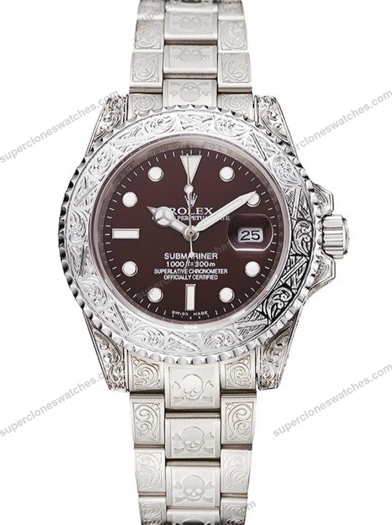 Super-Clone-Rolex-Submariner-Brown-Dial-1454092-1