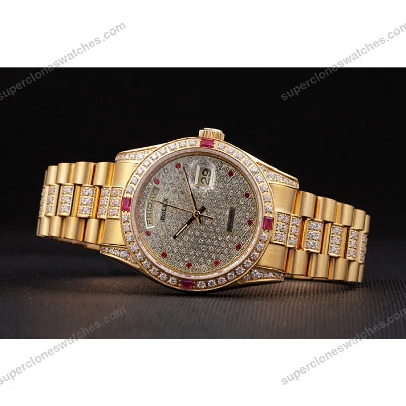 Super-Clone-Rolex-Day-Date-Diamond-Dial-621614-37-mm-5