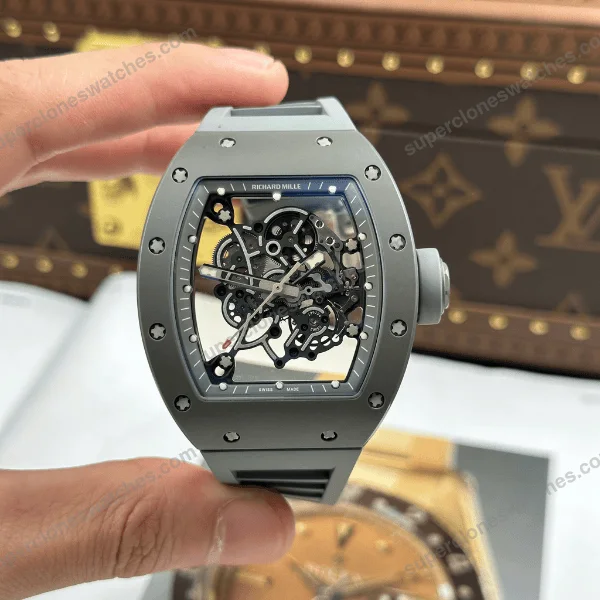 Super-Clone-Richard-Mille-RM-55-Richard-Mille-Bubba-Watson-Titanium-Gray-Carbon-6