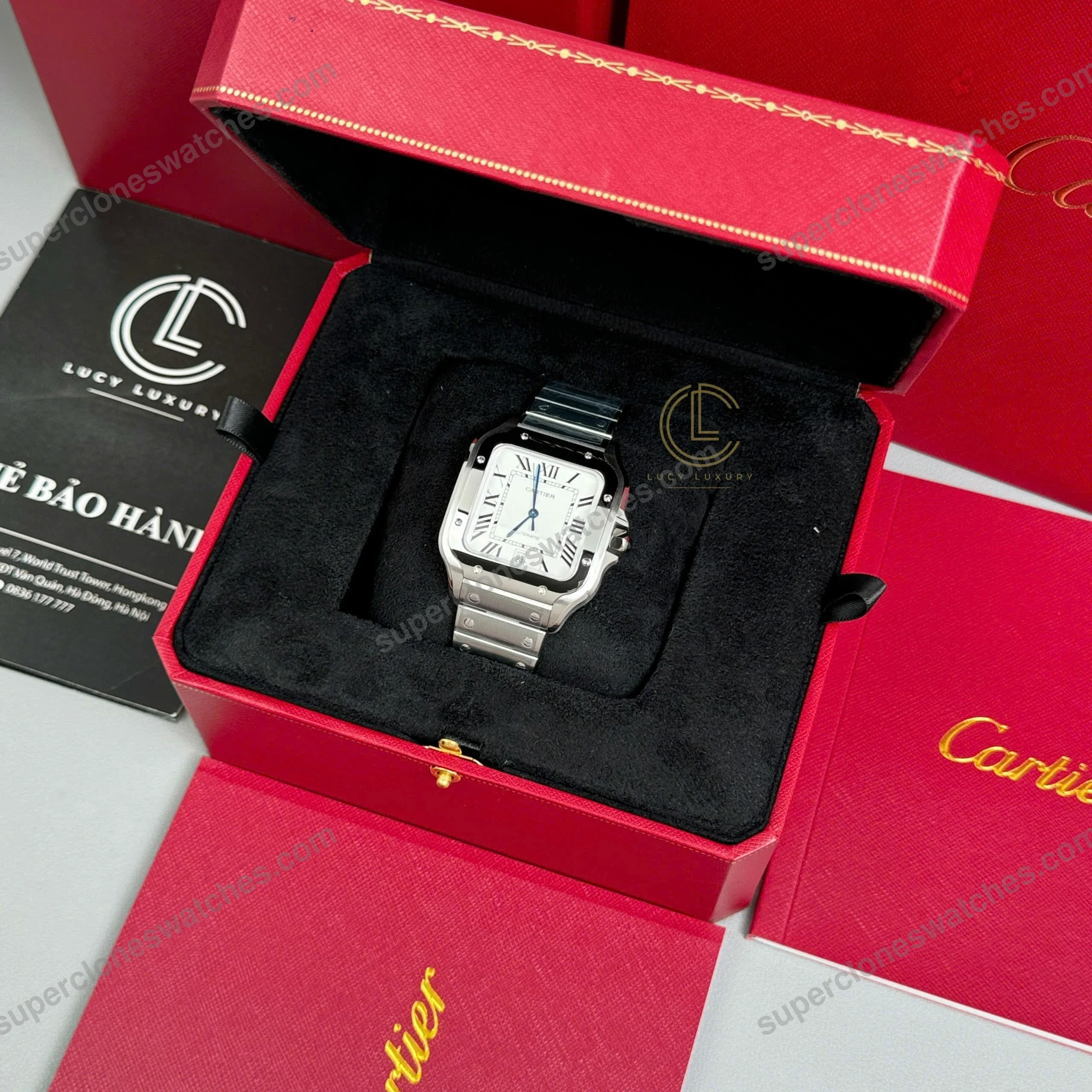 Super-Clone-Cartier-Santos-de-Cartie-Larger-WSSA0018-39.8mm-Miyota.9015-7