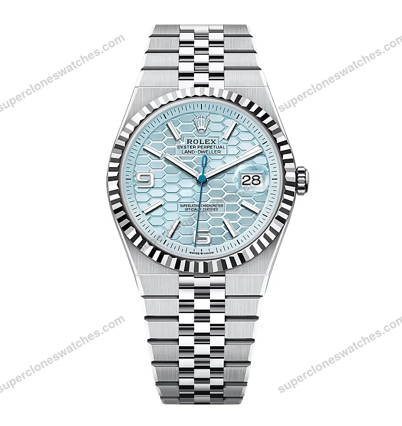 Super-Clone-Rolex-Land-Dweller-40-mm-Ice-Blue-Dial-2025-1