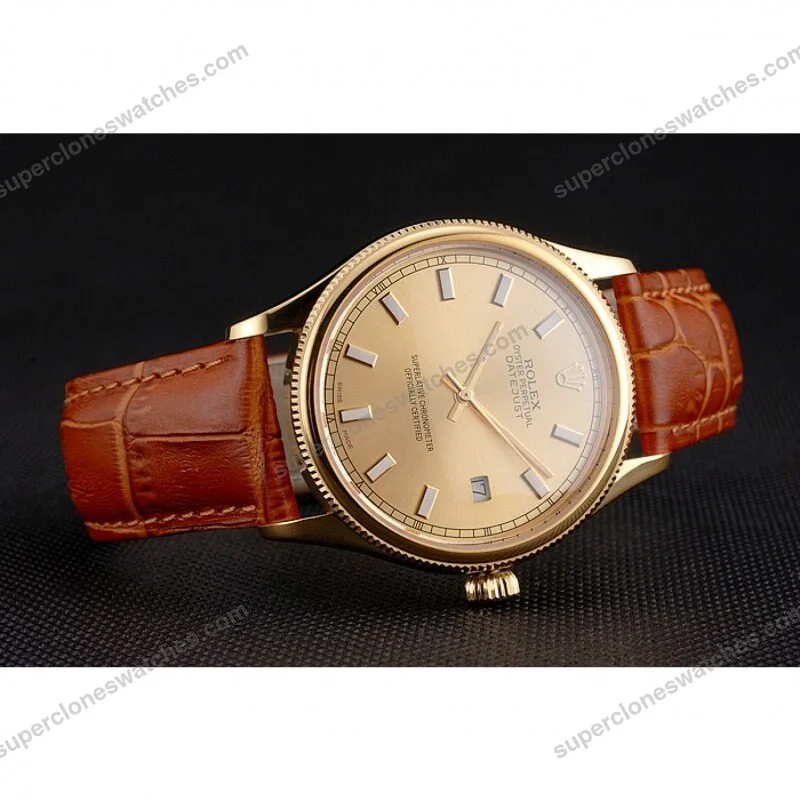 Super-Clone-Rolex-Datejust-Gold-Dial-REP016818-38-mm-5