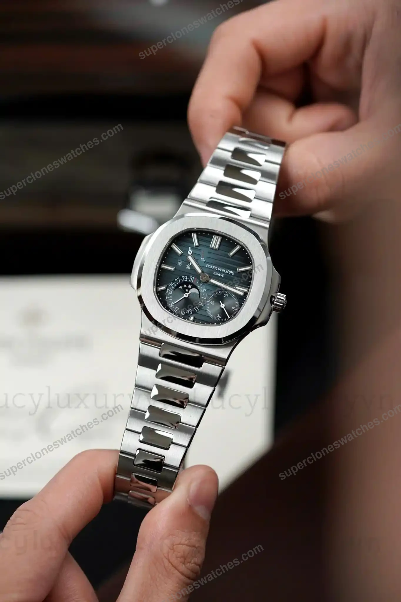 Super-Clone-Patek-Philippe-Nautilus-57121A-001-Blue-Steels-6