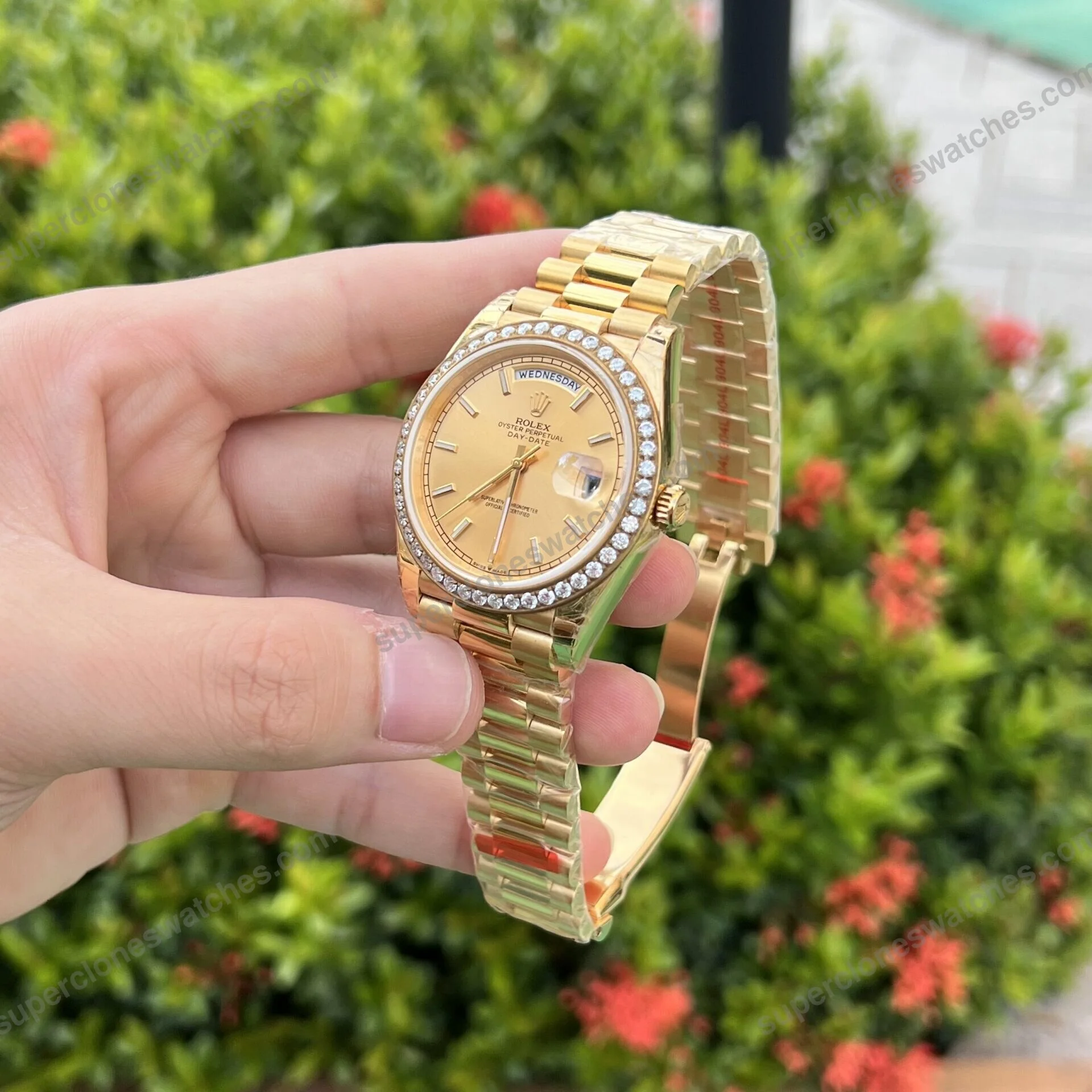 Super-Clone-Rolex-Day-Date-Champagne-Dial-228348rbr-0008-40-mm-6
