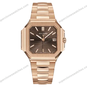 Super-Clone-Patek-Philippe-Cubitus-58211AR-001-45mm-Chocolate-Dial-Rose-Gold-1