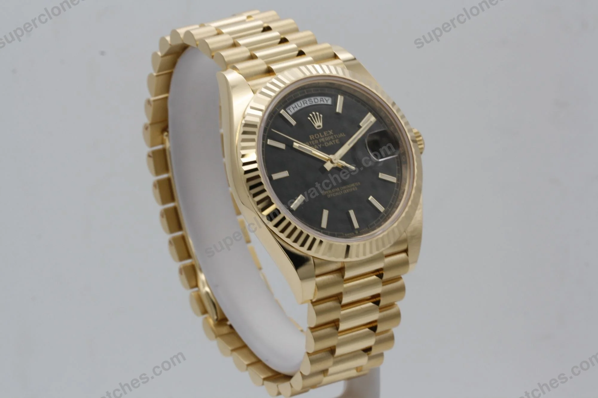 Super-Clone-Rolex-Day-Date-Black-Dial-228238-40-mm-7