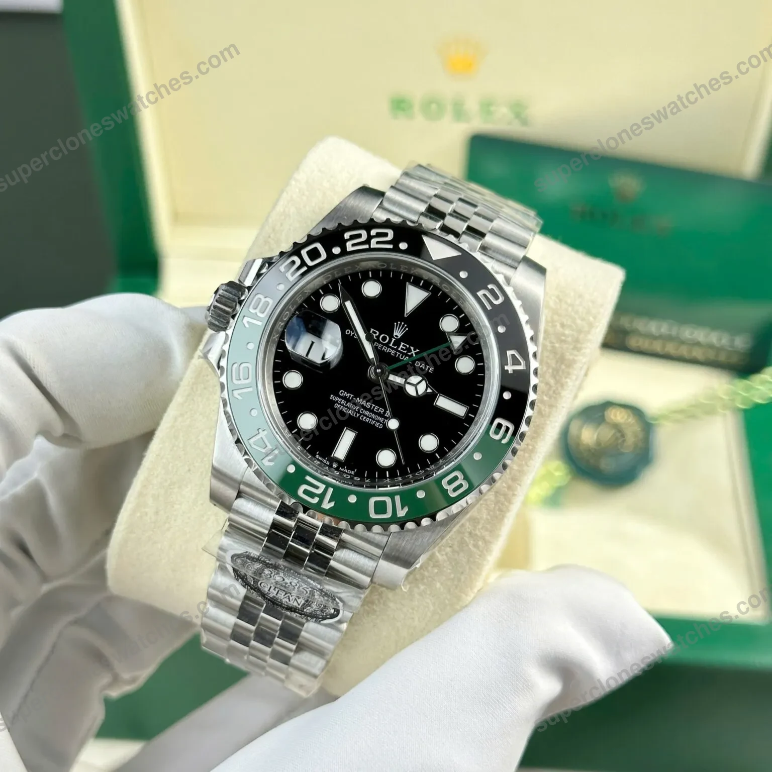 Super-Clone-Rolex-GMT-Master-II-Sprite-126720VTNR-4