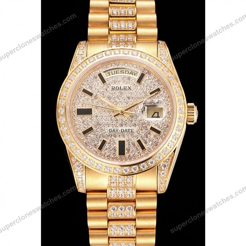 Super-Clone-Rolex-Day-Date-White-Dial-REP016825-36-mm-2