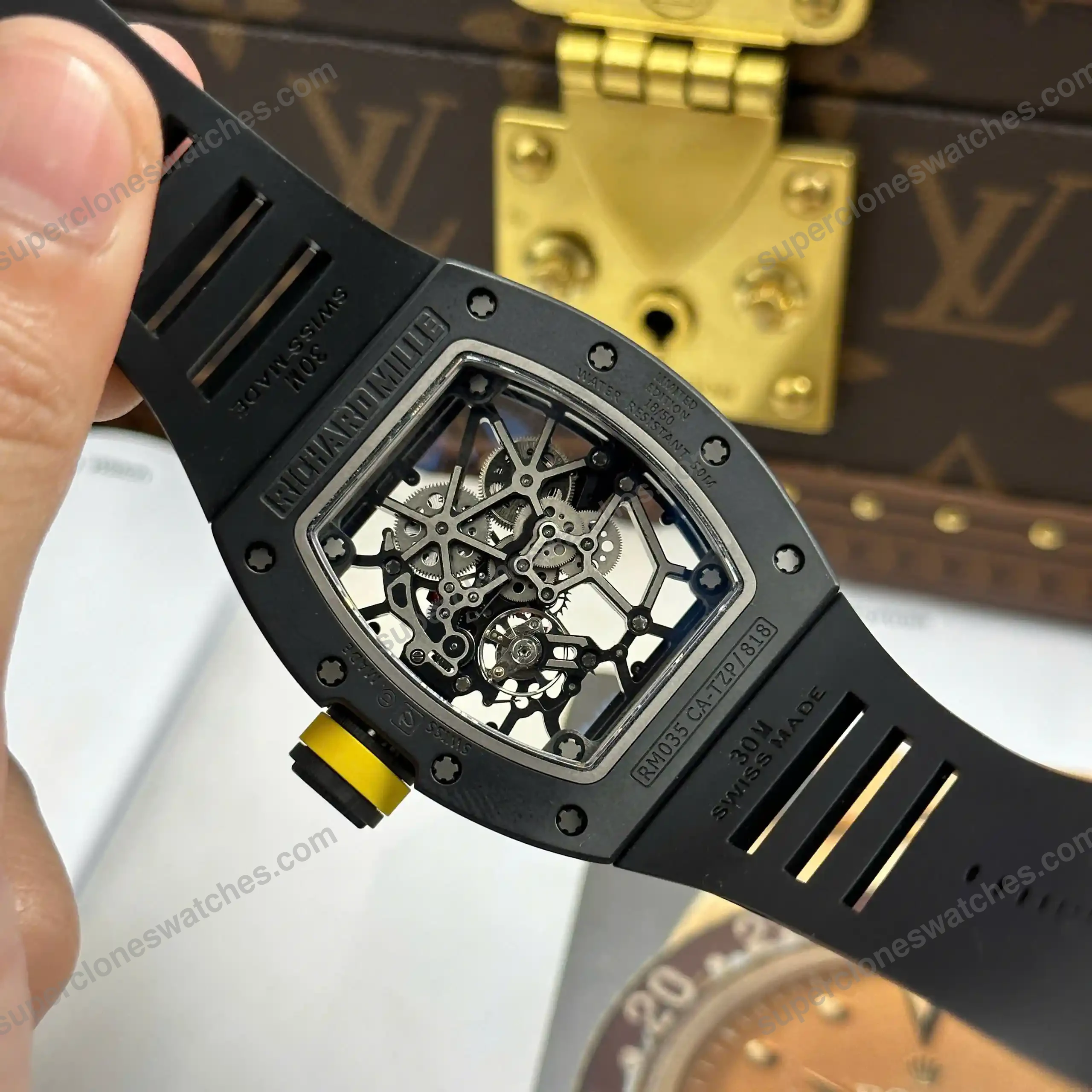 Super-Clone-Richard-Mille-RM-35-Richard-Mille-Americas-Toro-42mm-Black-Ceramic-8