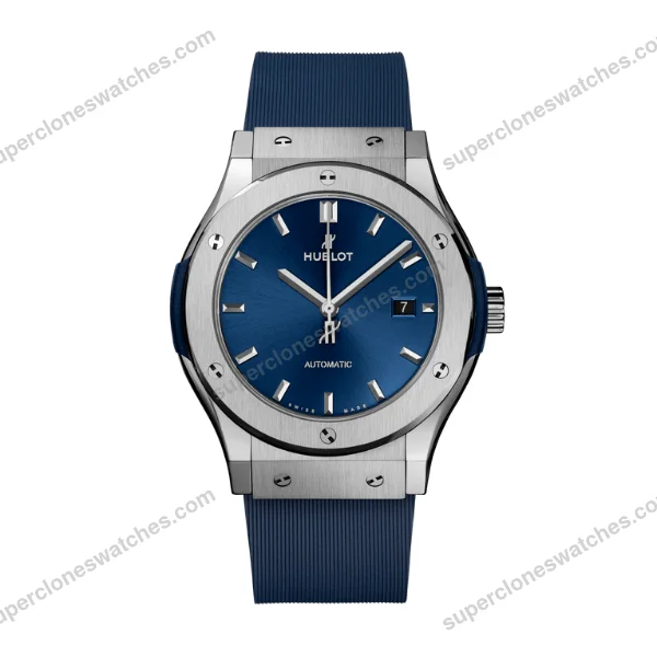 Super-Clone-Hublot-Classic-Fusion-Titanium-38mm-Blue-Dial-Unisex-Size-1