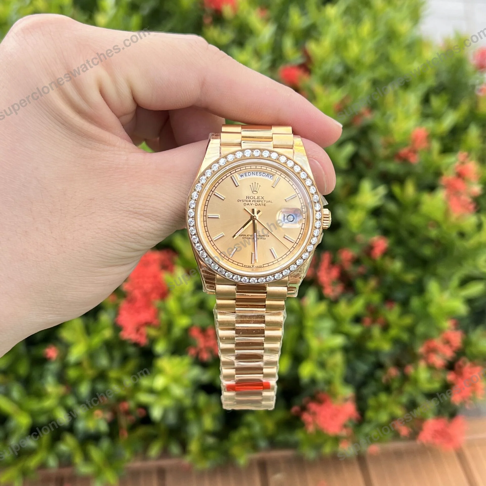 Super-Clone-Rolex-Day-Date-Champagne-Dial-228348rbr-0008-40-mm-2