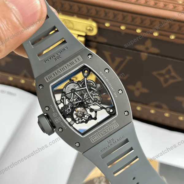 Super-Clone-Richard-Mille-RM-55-Richard-Mille-Bubba-Watson-Titanium-Gray-Carbon-4