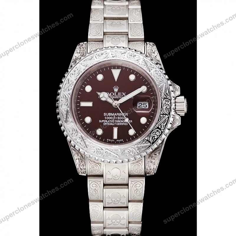 Super-Clone-Rolex-Submariner-Brown-Dial-1454092-2