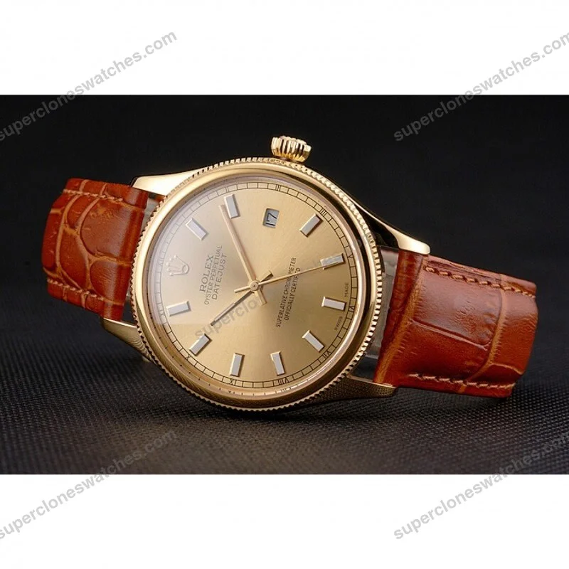 Super-Clone-Rolex-Datejust-Gold-Dial-REP016818-38-mm-4