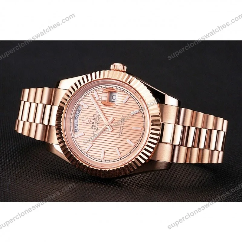 Super-Clone-Rolex-Day-Date-Rose-Gold-Dial-REP016823-40-mm-4