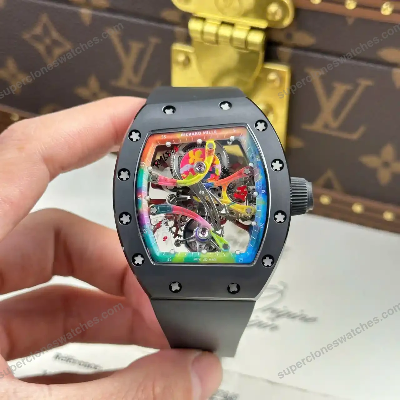 Super-Clone-Richard-Mille-RM-68-01-Richard-Mille-Tourbillon-Cyril-Kongo-Ceramic-2
