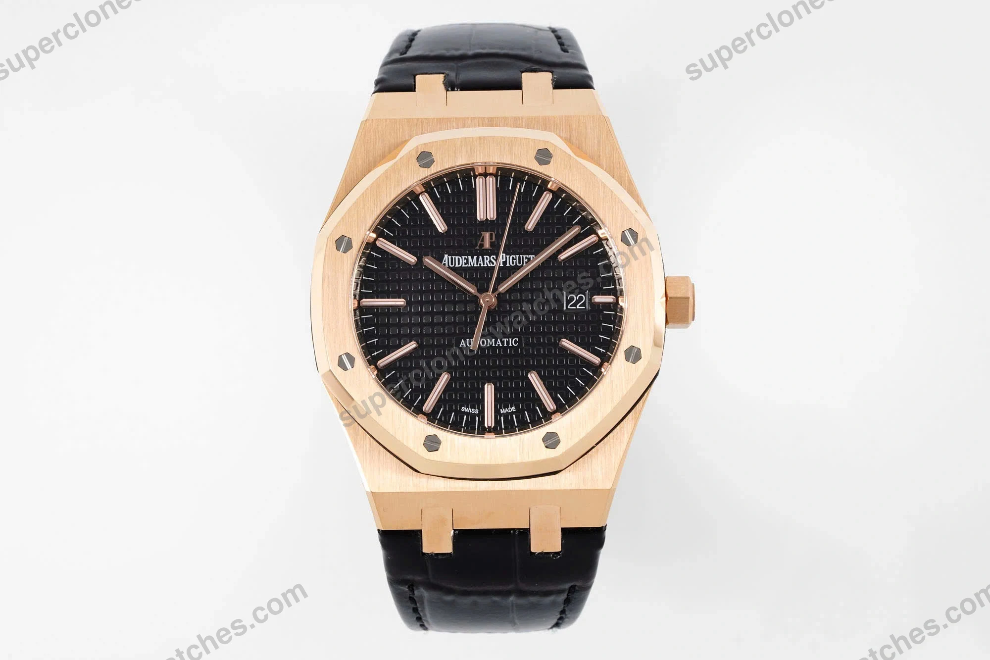 Super-Clone-Audemars-Piguet-Royal-Oak-Selfwinding-15400OR-41mm-Rose-Gold-Steel-2