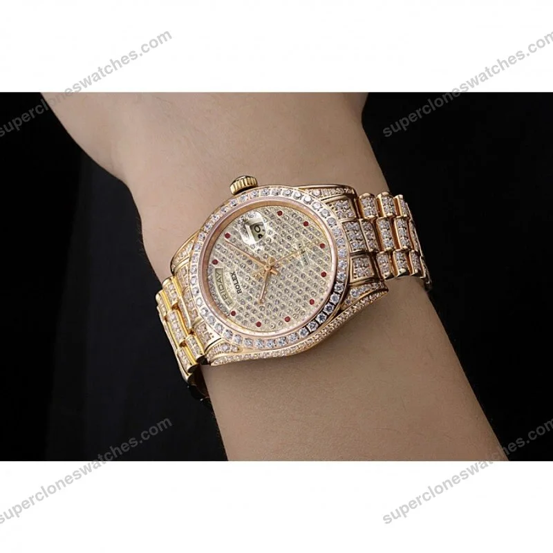 Super-Clone-Rolex-Day-Date-Diamond-Dial-621615-37-mm-11