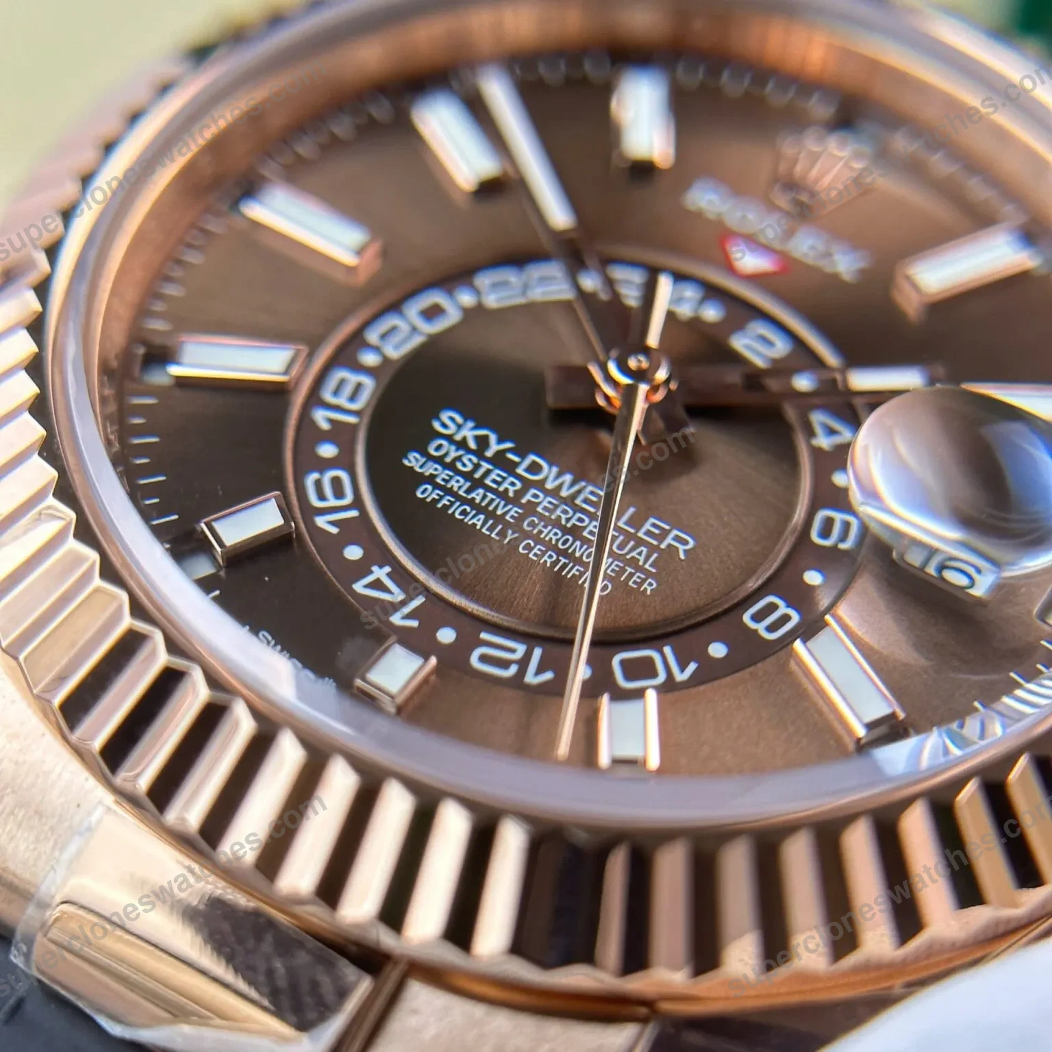 Super-Clone-Rolex-Sky-Dweller-Chocolate-Dial-336235-7