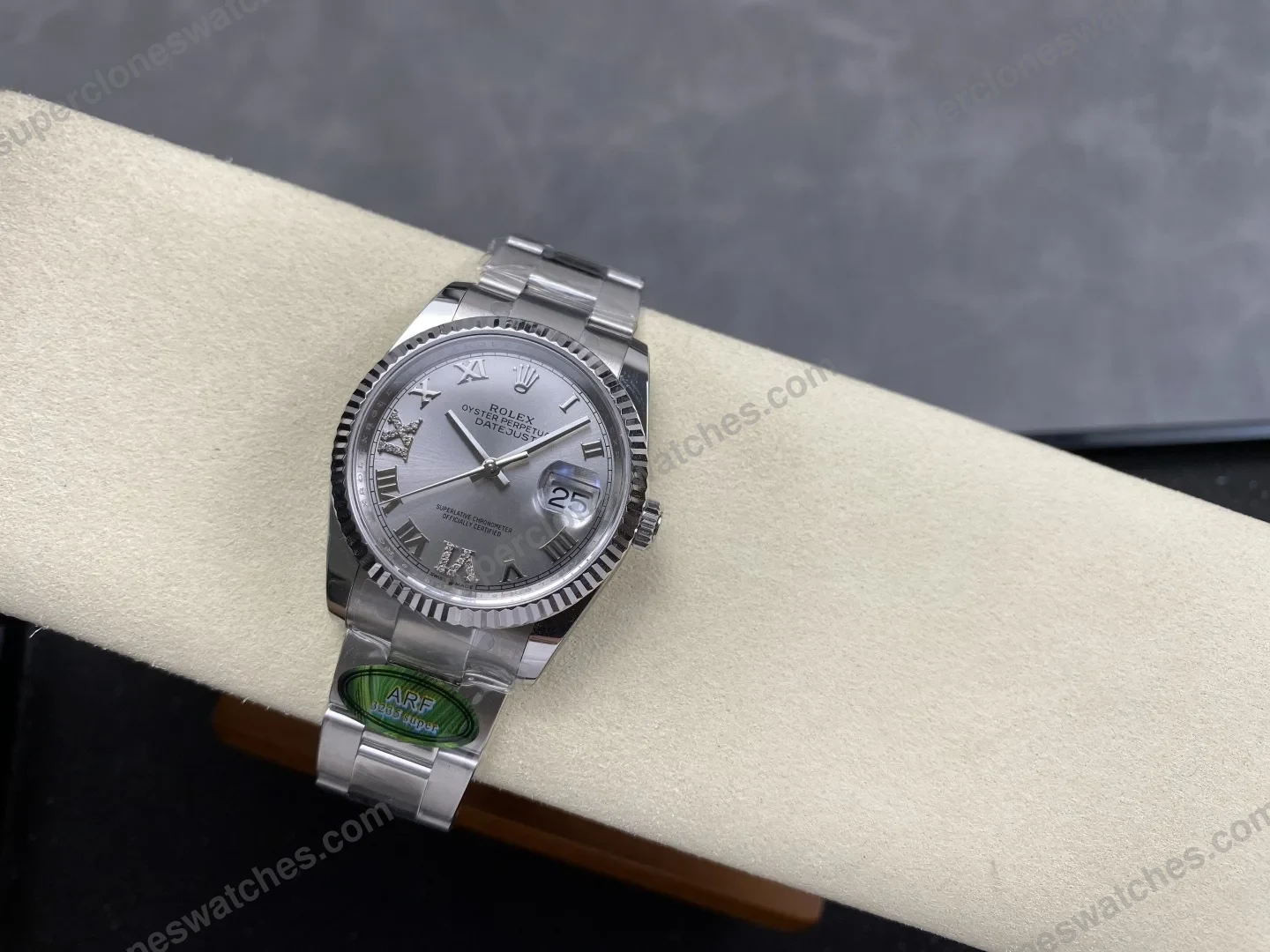 super-clone-rolex-datejust-silver-roman-diamond-dial-126234-0030-36-mm-view-5