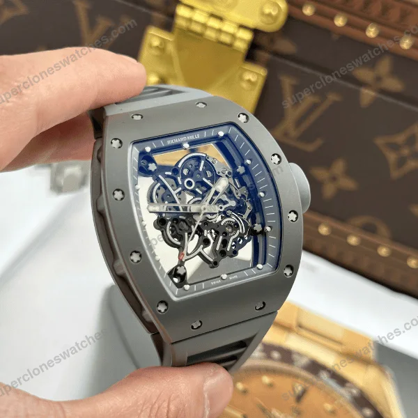Super-Clone-Richard-Mille-RM-55-Richard-Mille-Bubba-Watson-Titanium-Gray-Carbon-2