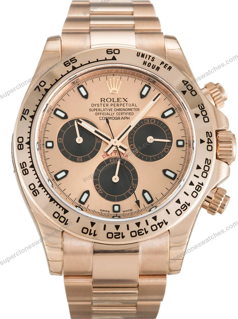 Super-Clone-Rolex-Daytona-Rose-Dial-116505-1