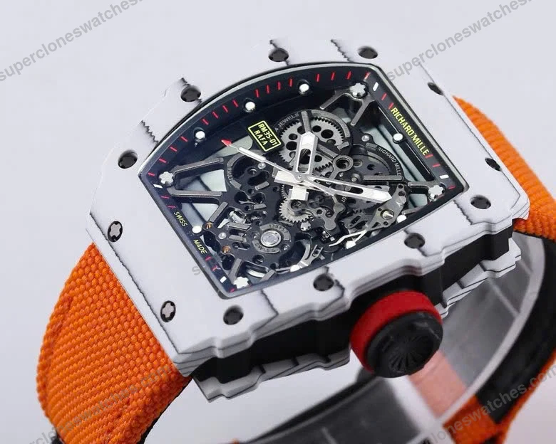 Super-Clone-Richard-Mille-RM-35-01-Richard-Mille-Rafa-Cacbon-NTPT-Orange-Strap-4-6