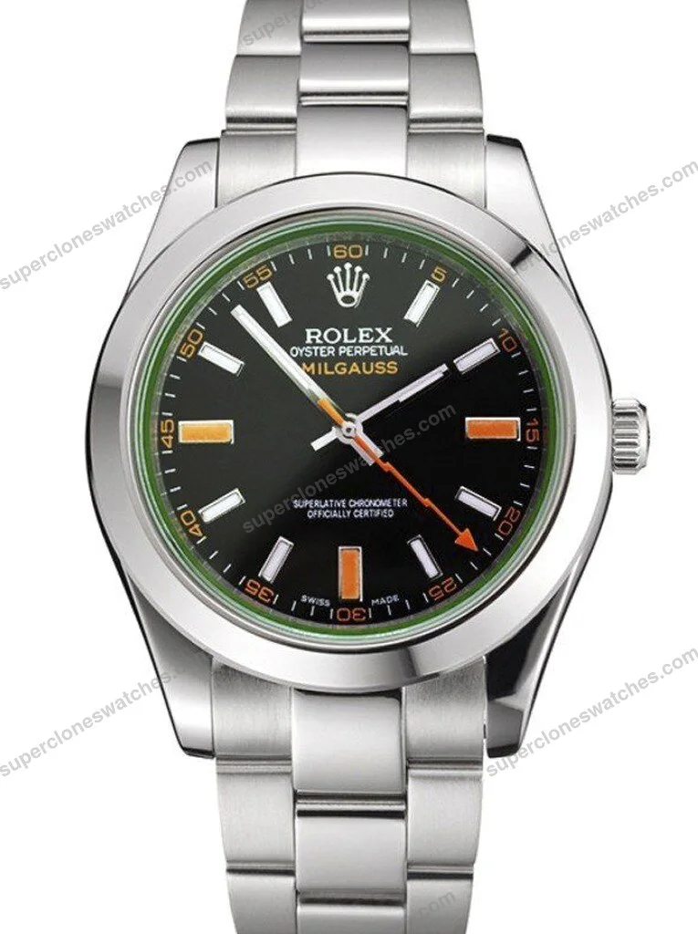Super-Clone-Rolex-Milgauss-Black-Dial-REP016836-1