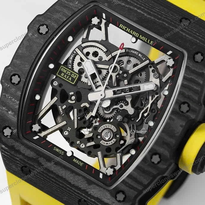 Super-Clone-Richard-Mille-RM-35-02-Richard-Mille-Rafael-Nadal-Yellow-44mm-8211-5