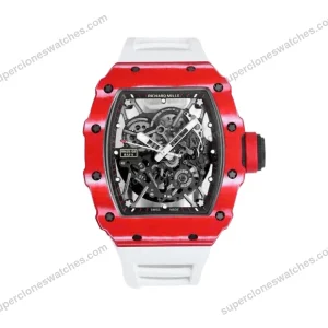 Super-Clone-Richard-Mille-RM-35-02-Richard-Mille-Rafael-Nadal-Red-White-Strap-Ca-1