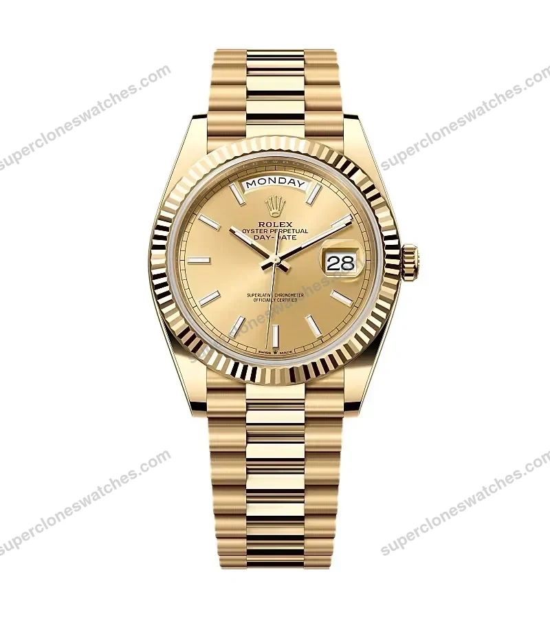Super-Clone-Rolex-Day-Date-II-Champagne-Dial-228238-40-mm-1
