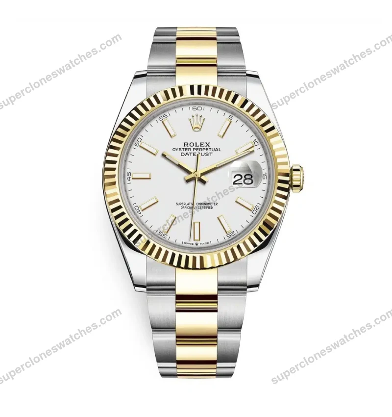 Super-Clone-Rolex-Datejust-White-Dial-126333-0015-41-mm-1