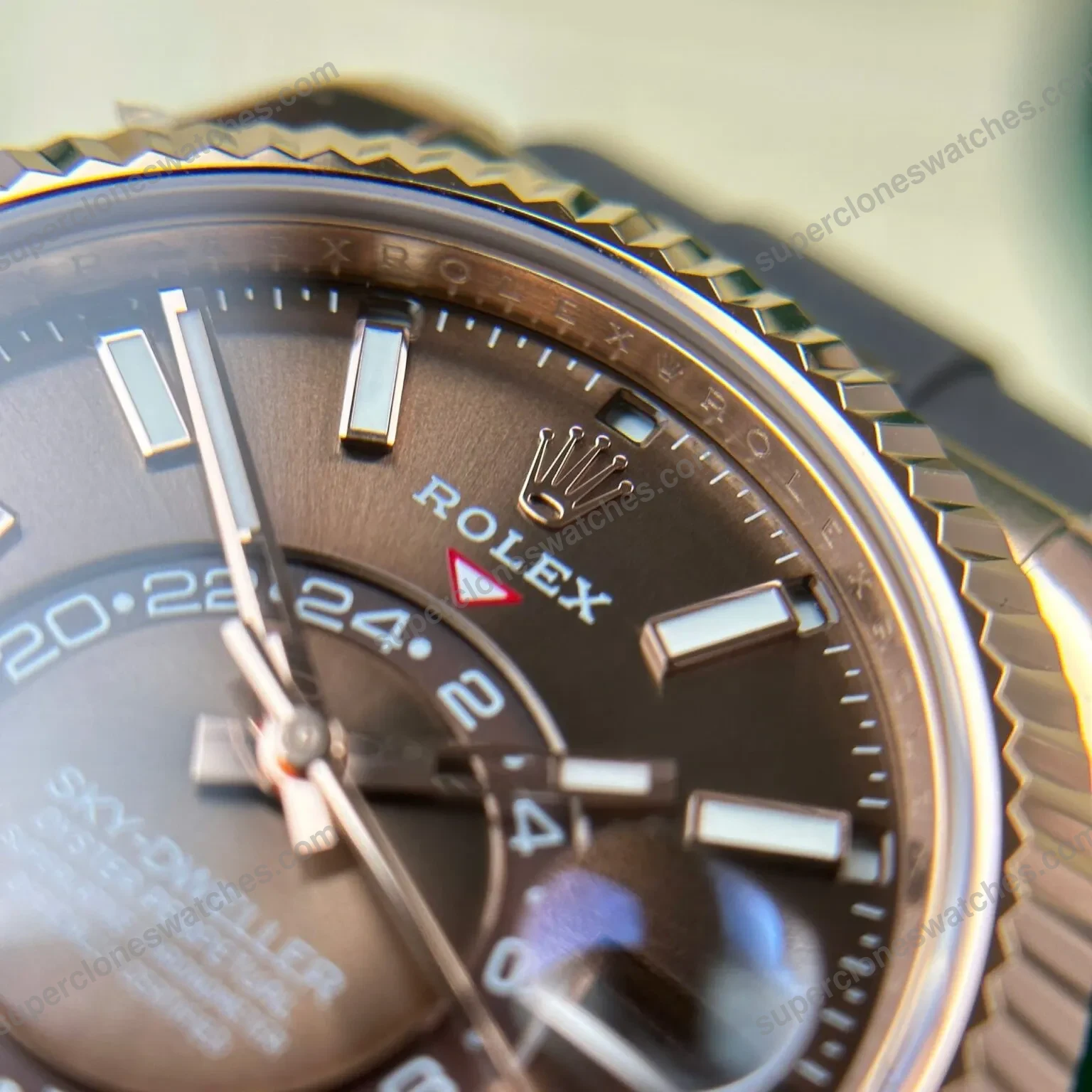 Super-Clone-Rolex-Sky-Dweller-Chocolate-Dial-336235-8