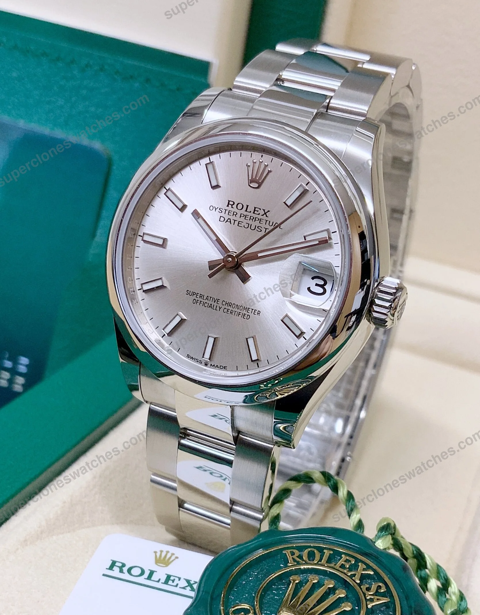 Super-Clone-Rolex-Datejust-Silver-Dial-278240-31-mm-3