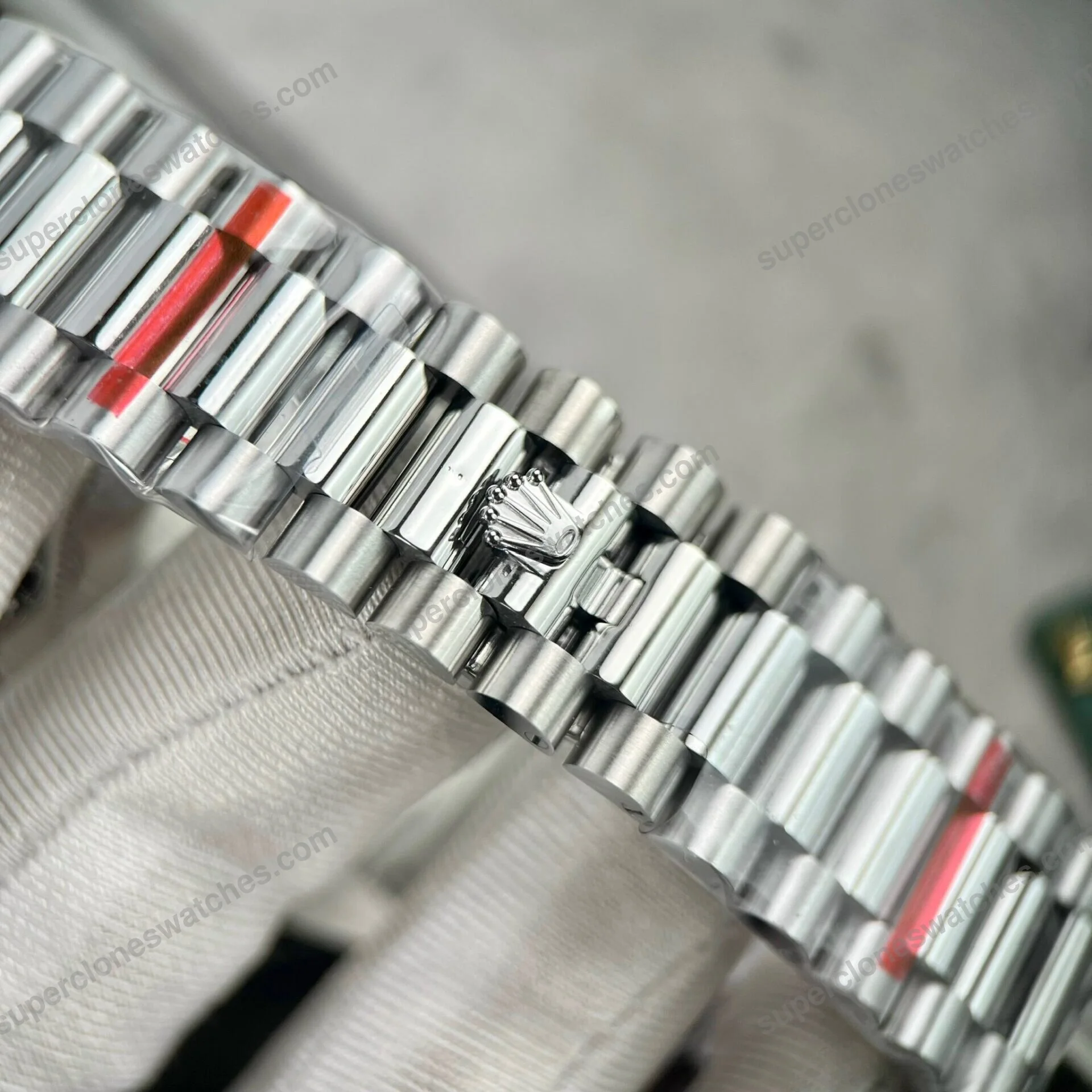 Super-Clone-Rolex-Day-Date-Grey-Stick-Tapestry-Dial-228239-0002-40-mm-9